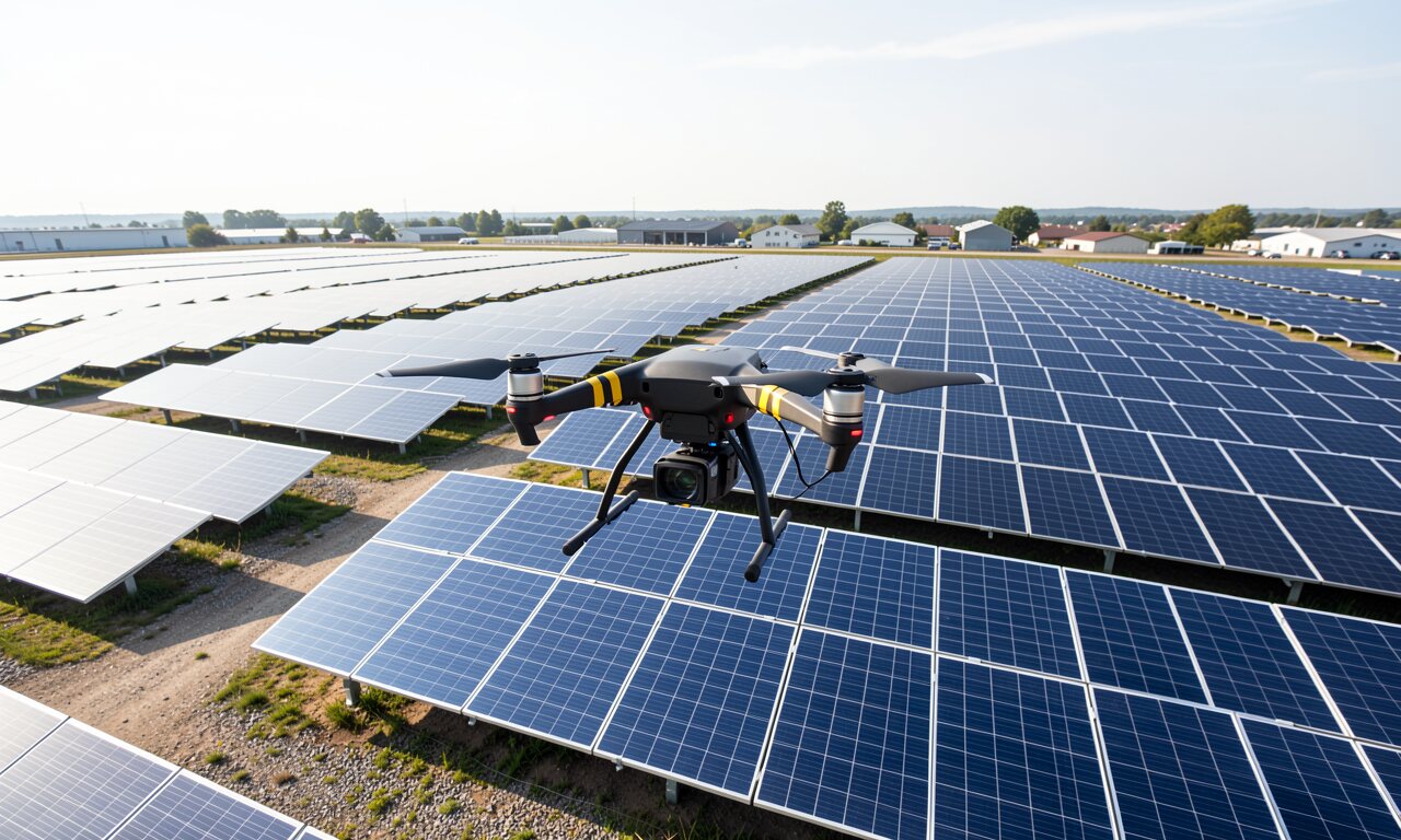 PV-Anlage mit Drohne prüfen: So läuft es ab, das kostet es