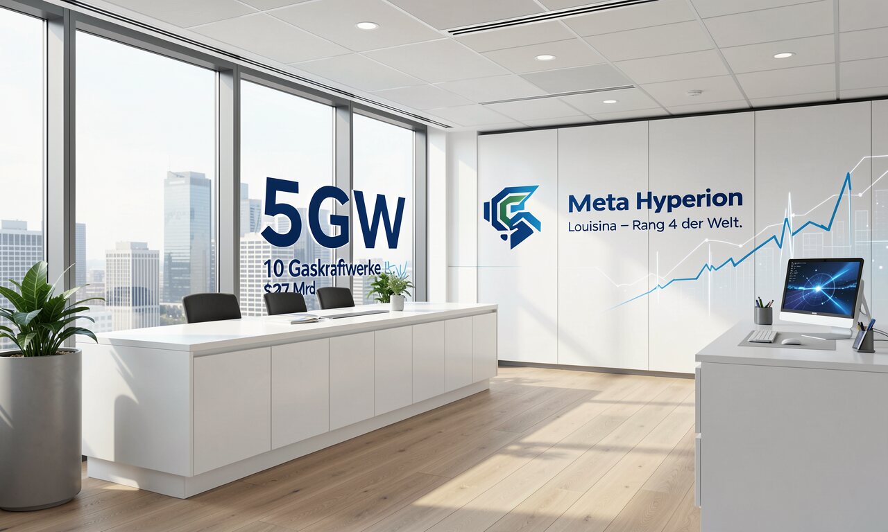 Meta Hyperion Campus Louisiana – 5 GW KI-Rechenzentrum mit 10 Gaskraftwerken