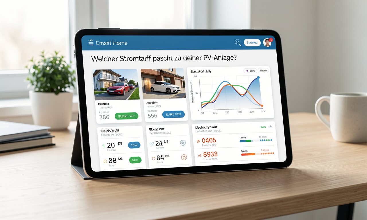 Welcher Stromtarif passt zu deiner PV-Anlage?