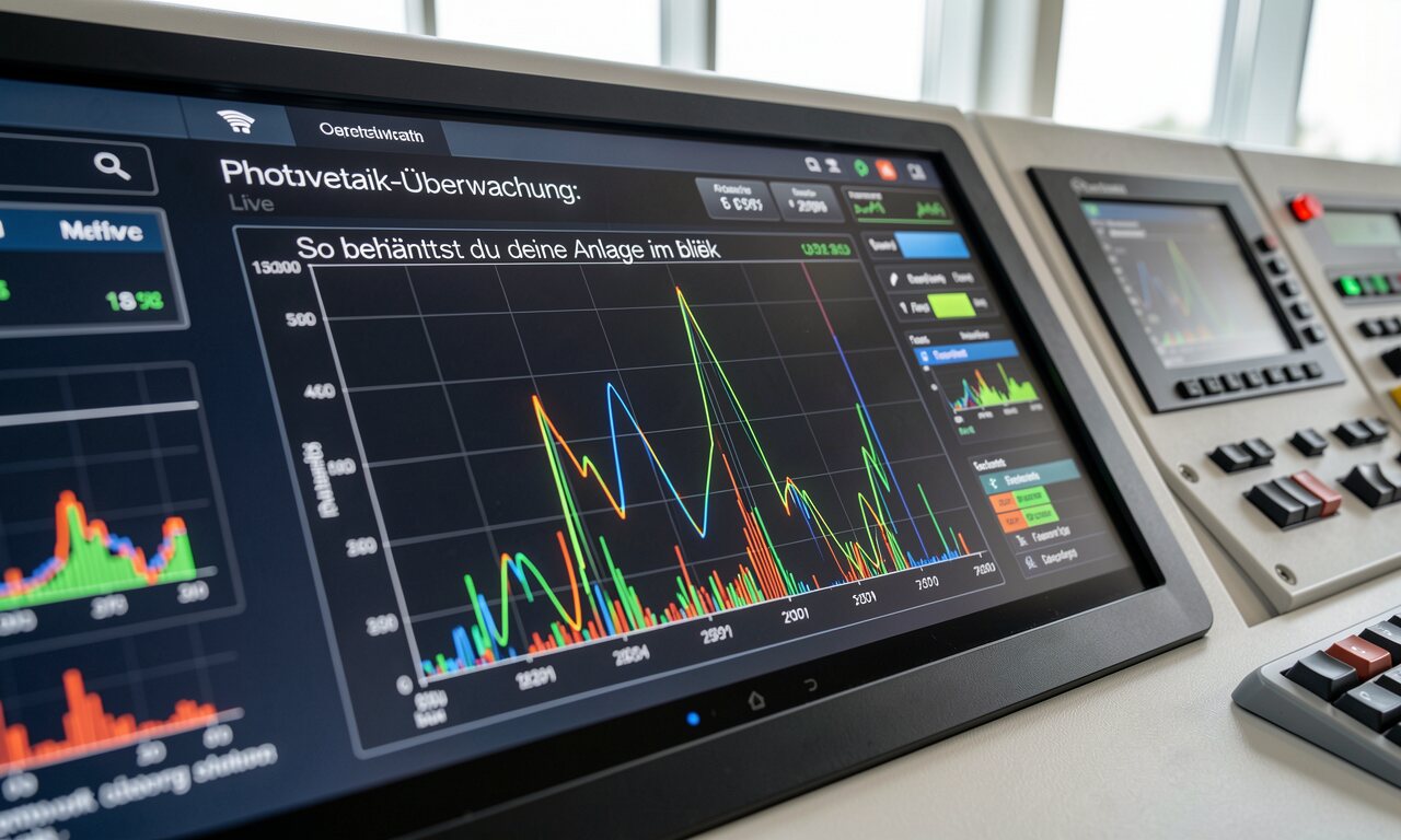 Photovoltaik-Überwachung: So behältst du deine Anlage im Blick