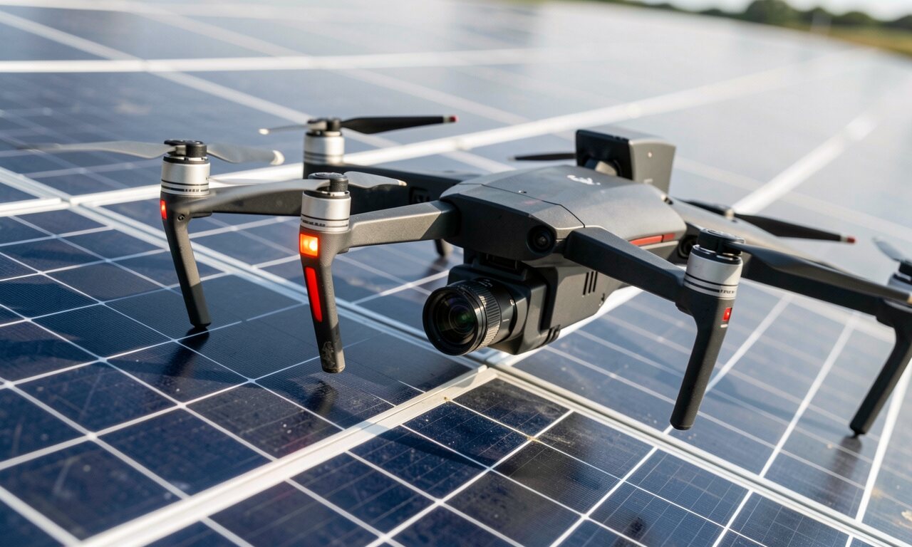 Drohne für die Solarinspektion: So funktioniert die Prüfung
