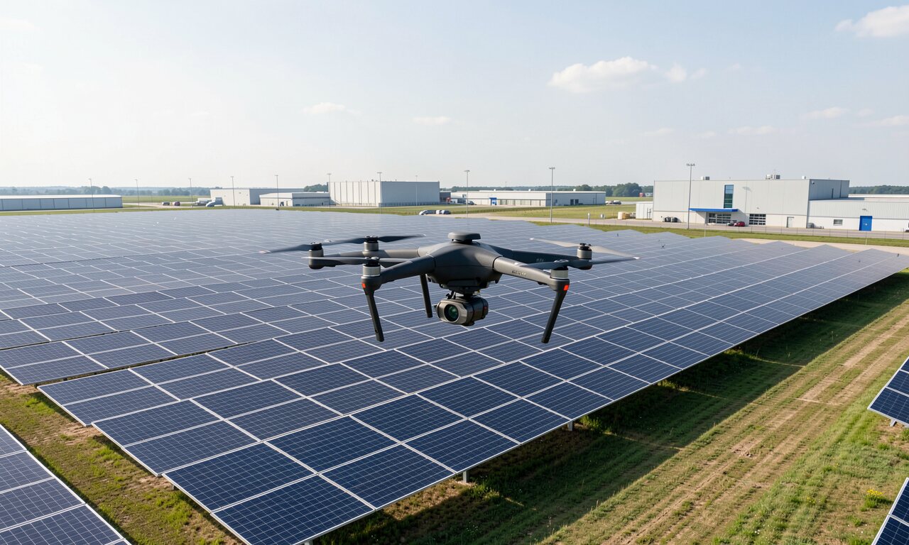 Drohne für die Solarinspektion: So funktioniert die Prüfung