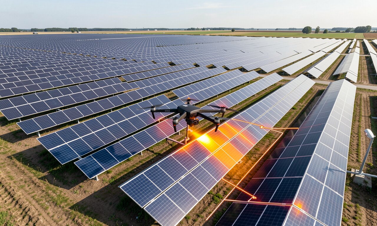 Drohne für die Solarinspektion: So funktioniert die Prüfung