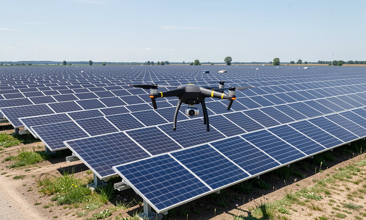 Photovoltaikdrohne: Was sie kann und wann sie sich lohnt