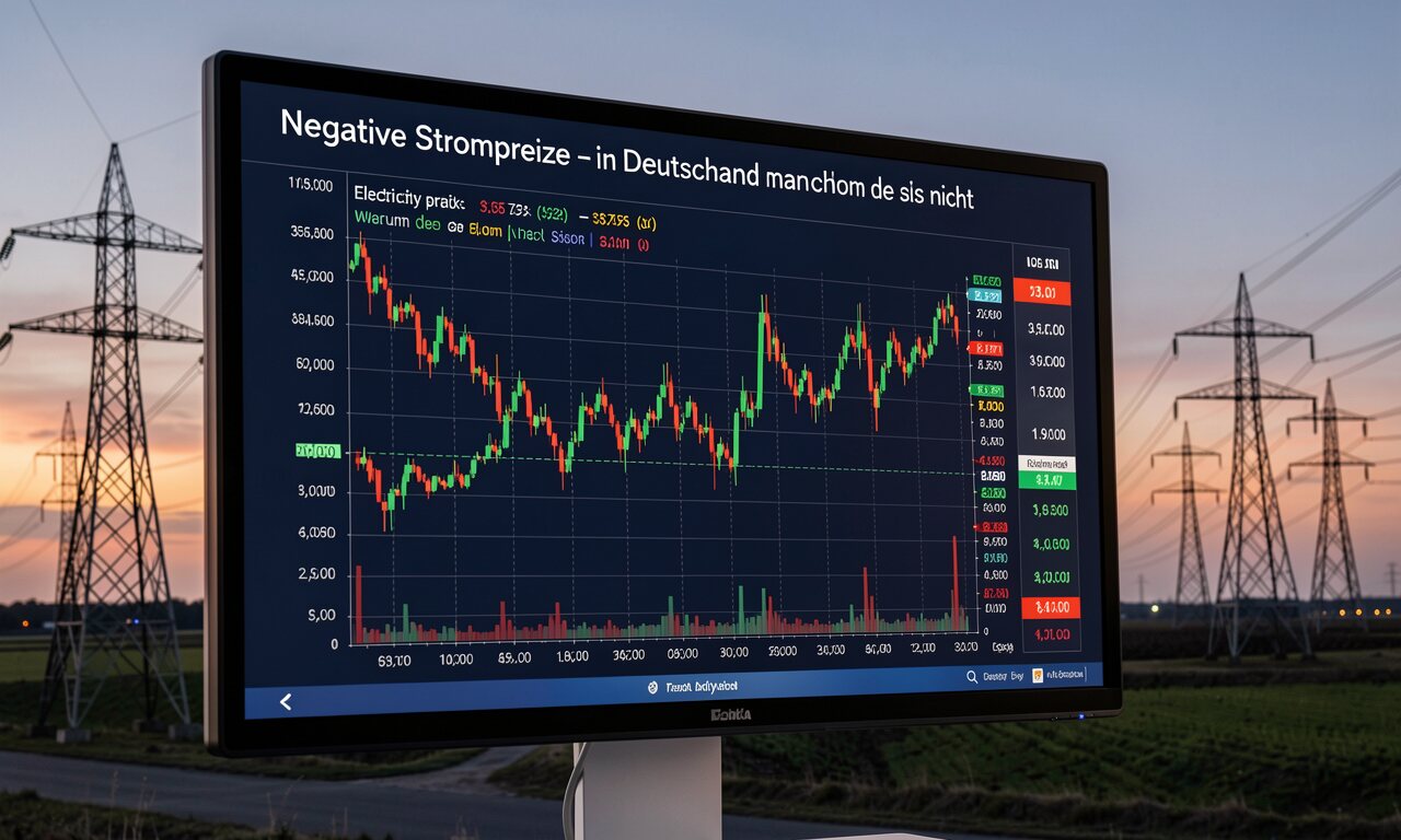 Negative Strompreise in Deutschland – warum der Strom manchmal weniger als nichts kostet