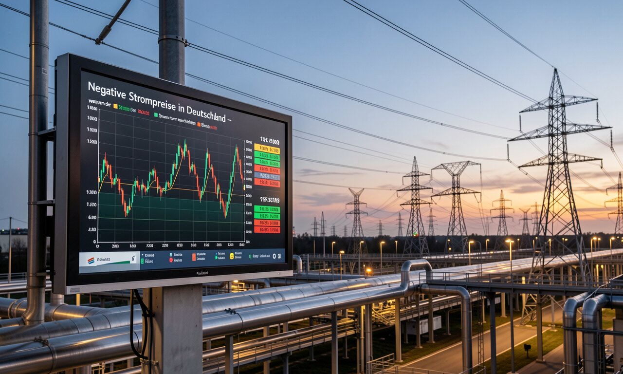 Negative Strompreise in Deutschland – warum der Strom manchmal weniger als nichts kostet