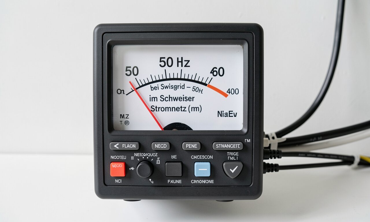 Netzfrequenz bei Swissgrid – 50 Hz im Schweizer Stromnetz