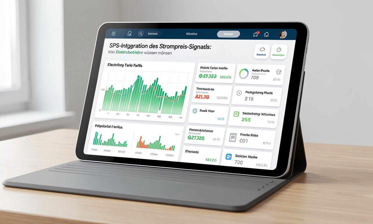 SPS-Integration des Strompreis-Signals: Was Elektrobetriebe wissen müssen