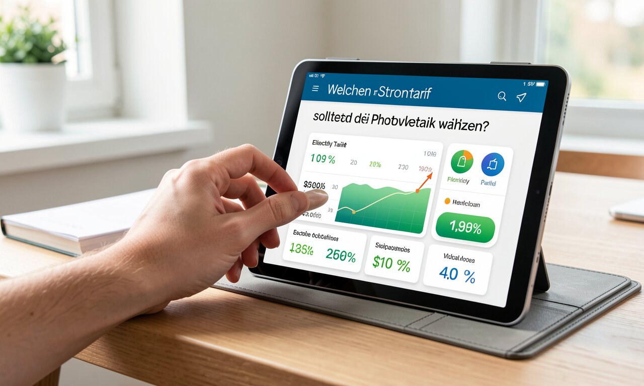 Welchen Stromtarif solltest du bei Photovoltaik wählen?