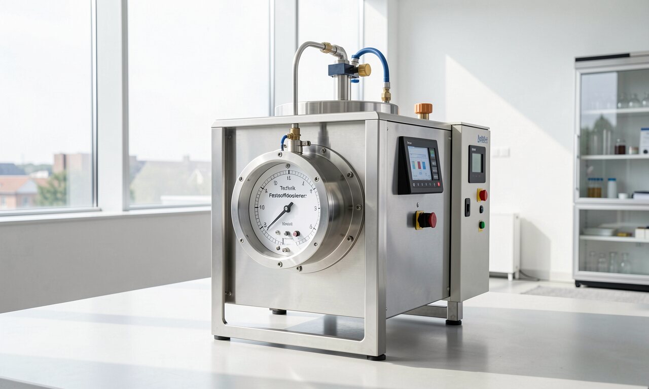 Energiemonitoring-Dashboard an einer Industrieanlage
