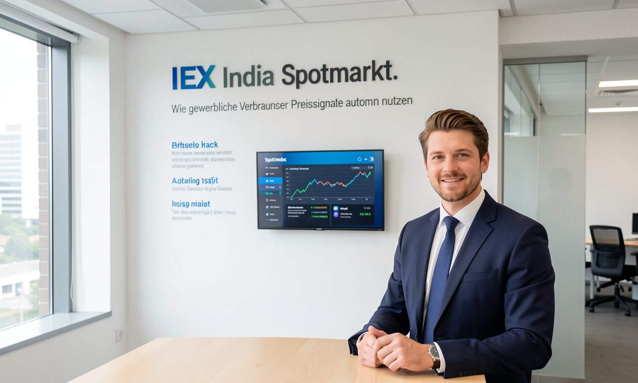 IEX India Spotmarkt: Wie gewerbliche Verbraucher Preissignale automatisch nutzen
