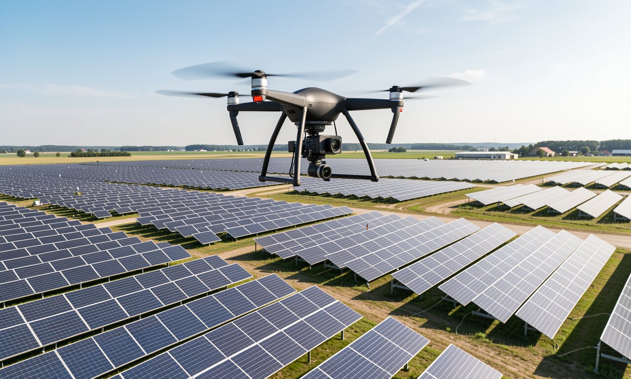 Drohnendienstleistungen für PV-Inspektion & Thermografie – was steckt dahinter?
