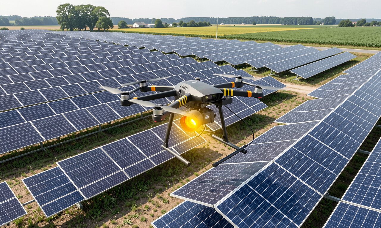 Drohnendienstleistungen für PV-Inspektion & Thermografie – was steckt dahinter?