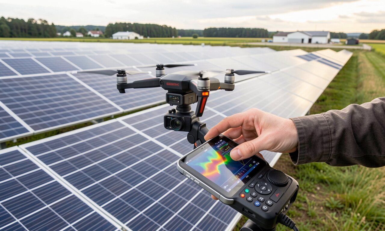 Drohnendienstleistungen für PV-Inspektion & Thermografie – was steckt dahinter?