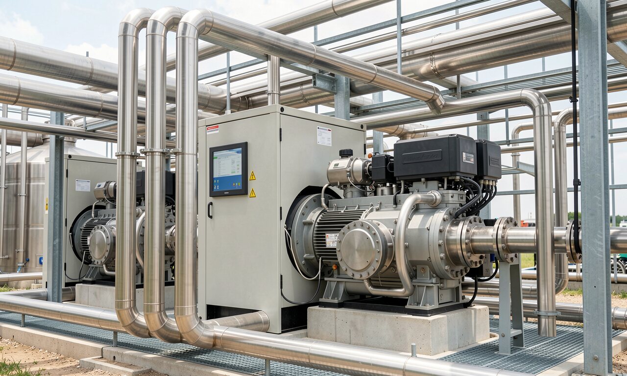 Welche digitalen Lösungen steuern und überwachen den Biogas-Fluss im Netz?