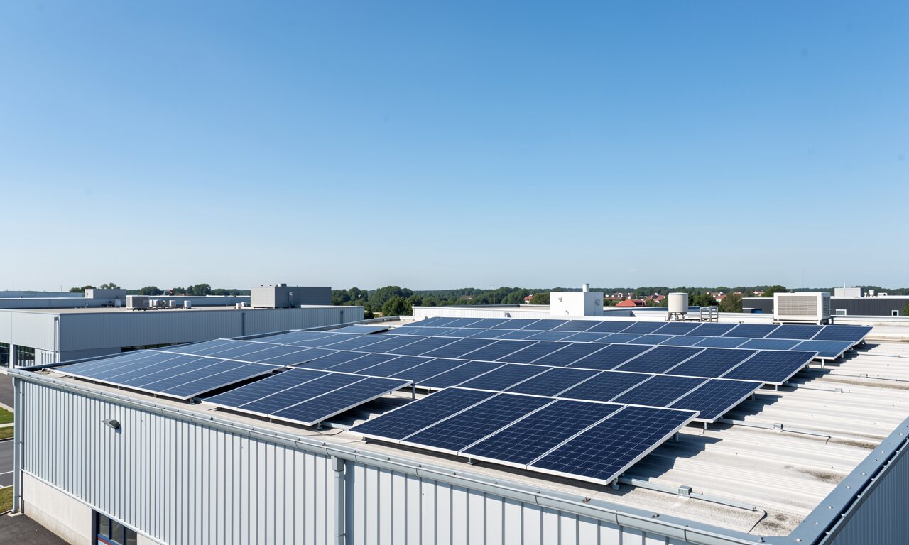 Elektrische Analyse einer PV-Anlage – Messgeraet an Wechselrichter-Anschluss