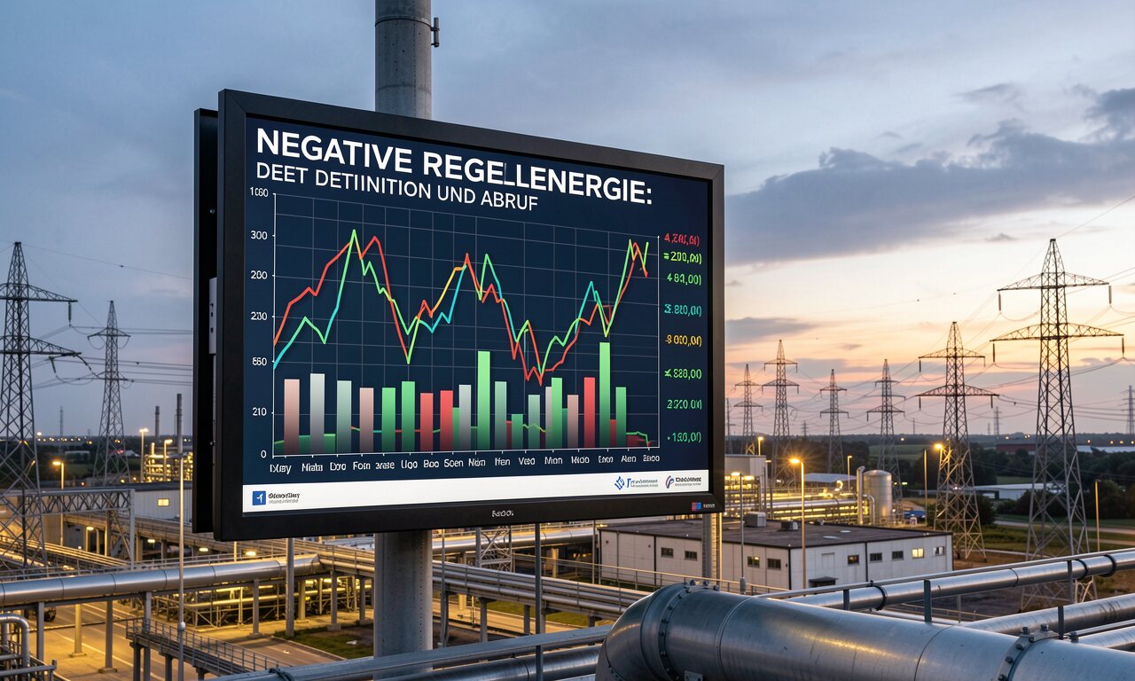 Negative Regelenergie: Definition und Abruf