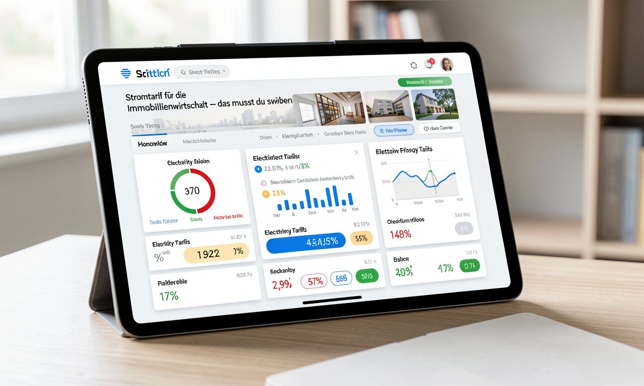 Stromtarif für die Immobilienwirtschaft – das musst du wissen
