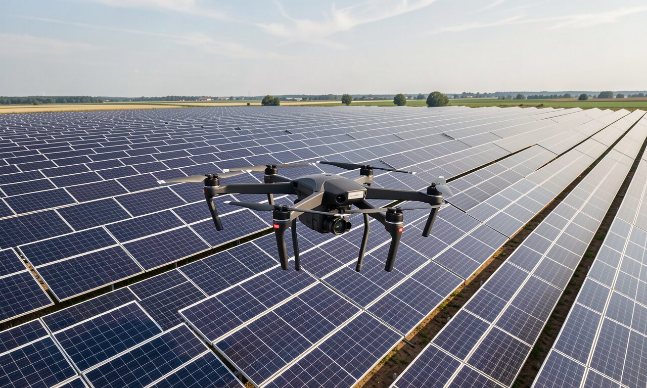 Drohne für die PV-Anlage: So funktioniert die Inspektion