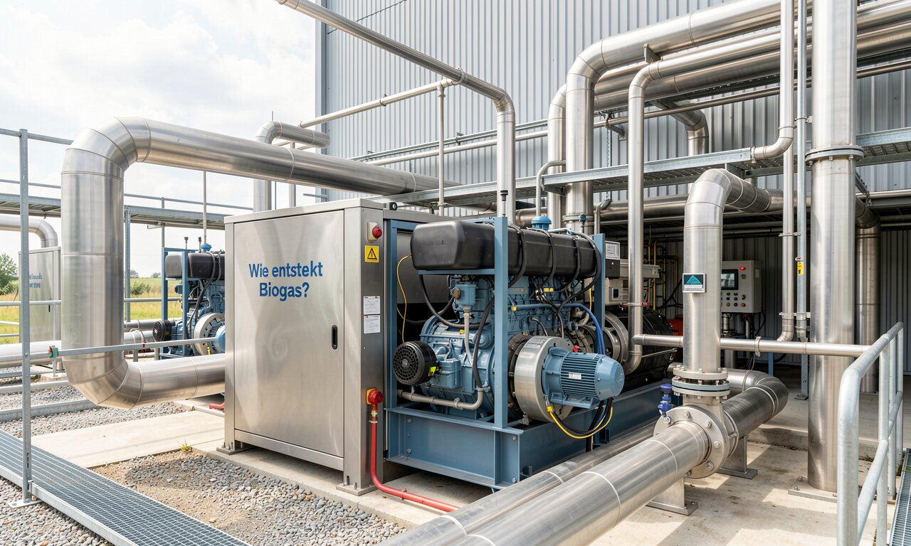 Wie entsteht Biogas?