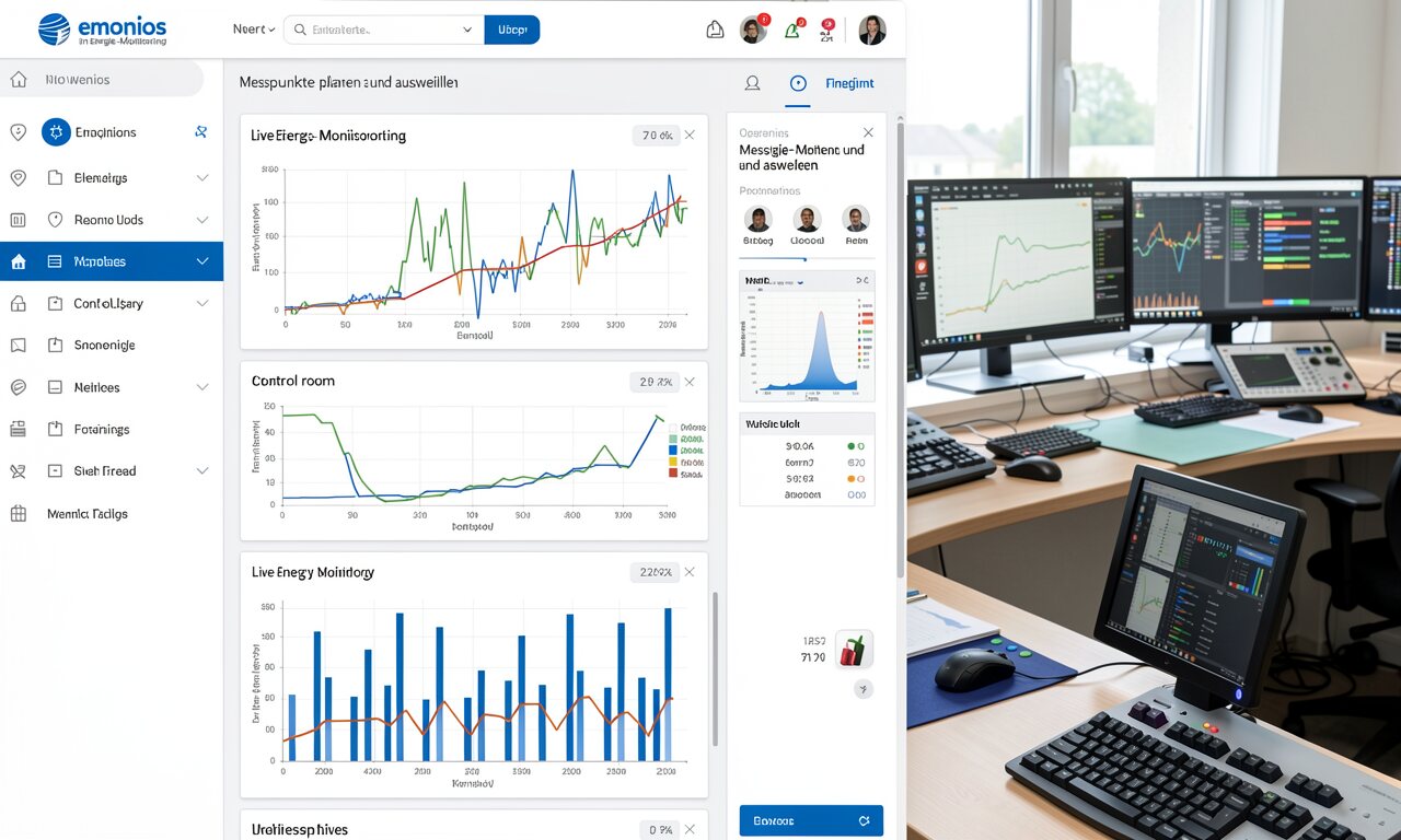 emonios im Energie-Monitoring: Messpunkte planen und auswerten