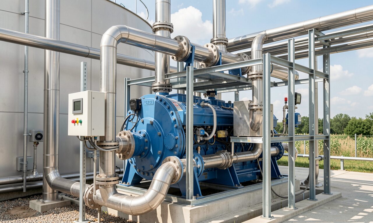 Energiemonitor in einer Biogasanlage installieren – Schritt für Schritt
