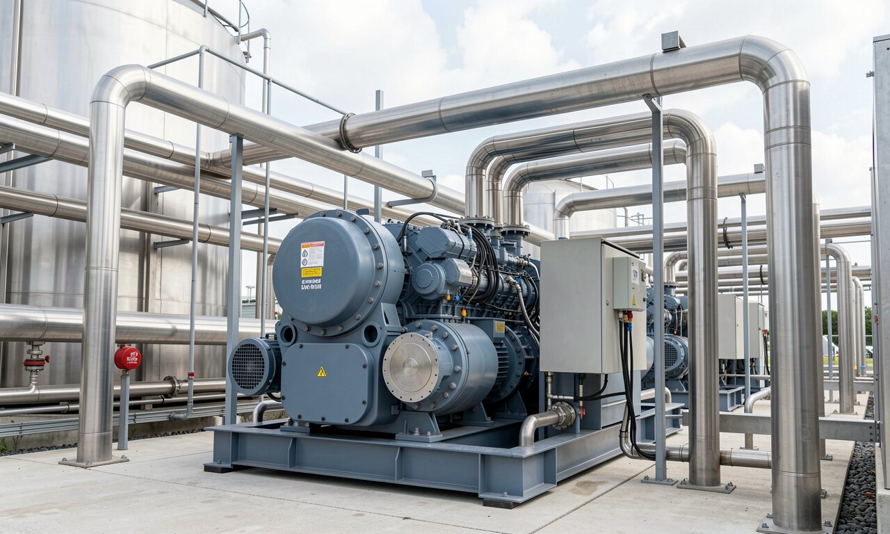 Gasverdichter-Defekte in Biogasanlagen früh erkennen