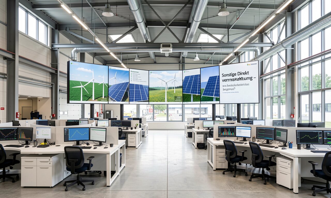 Was ist sonstige Direktvermarktung nach dem EEG?