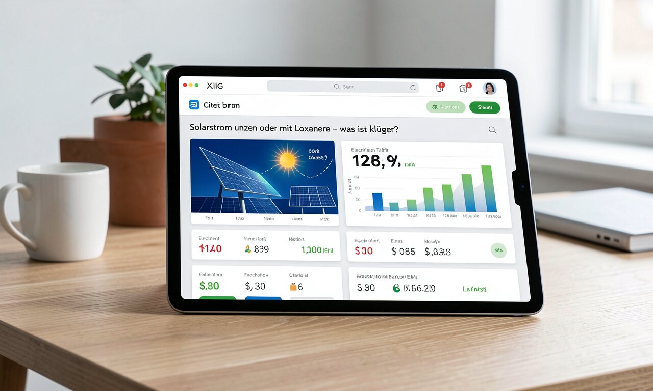 Solarstrom nutzen oder mit Loxone steuern – was ist klüger?