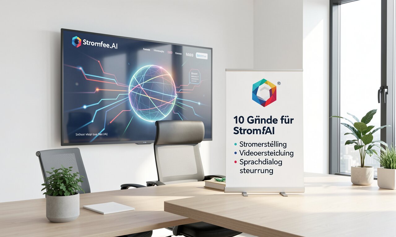 10 Gründe für Stromfee.AI zur Videoerstellung und Sprachdialogsteuerung aus Messdaten