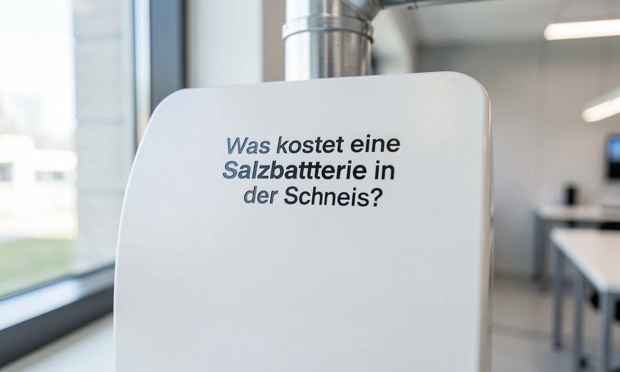 Was kostet eine Salzbatterie in der Schweiz?