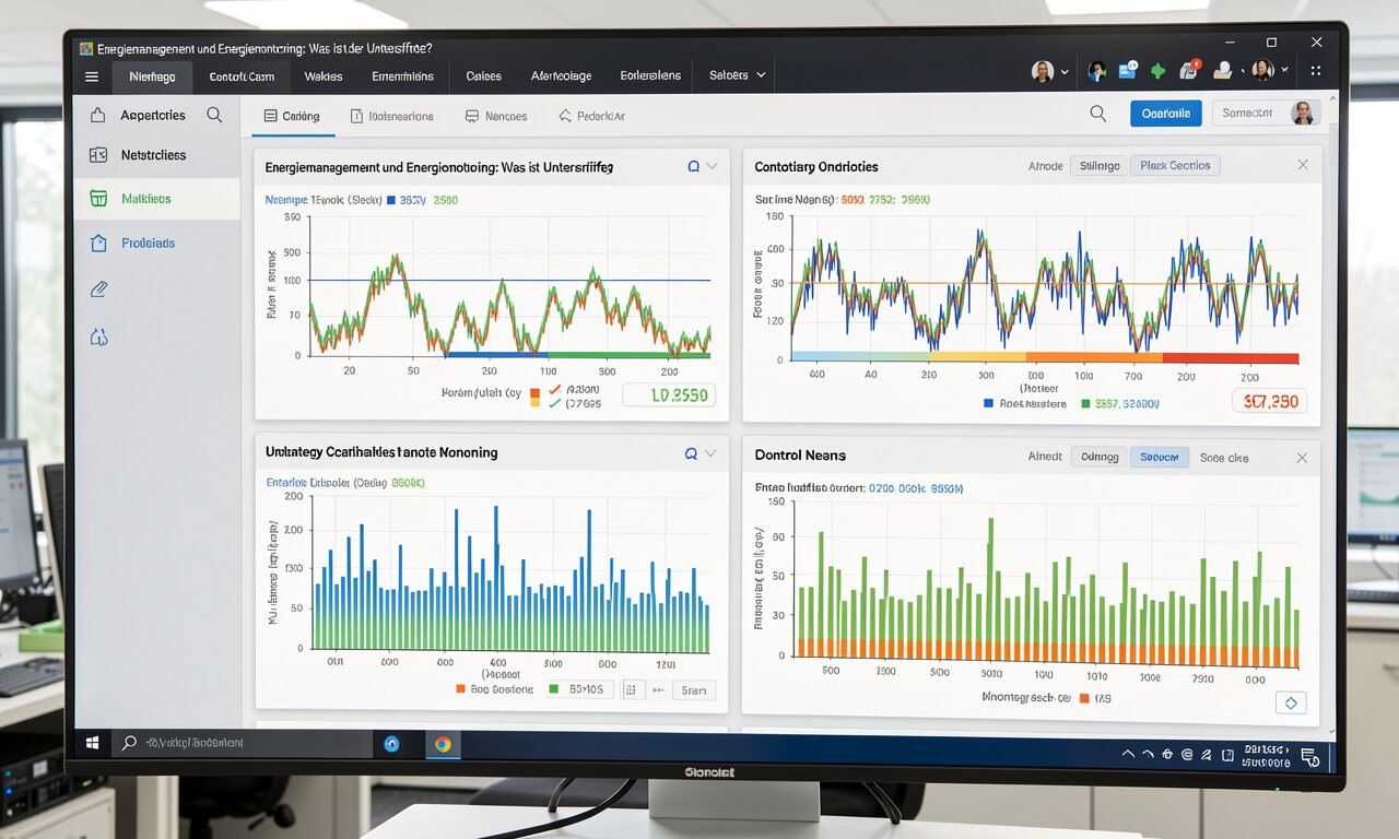 Energiemanagement und Energiemonitoring: Was ist der Unterschied?