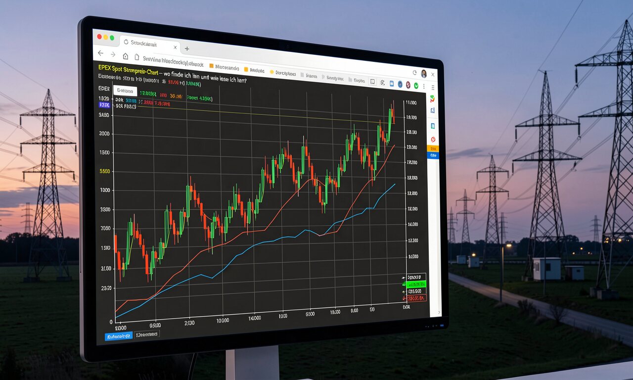 EPEX Spot Strompreis-Chart – wo finde ich ihn und wie lese ich ihn?