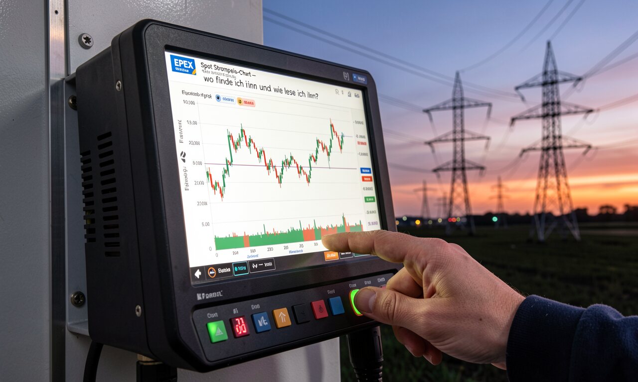 EPEX Spot Strompreis-Chart – wo finde ich ihn und wie lese ich ihn?
