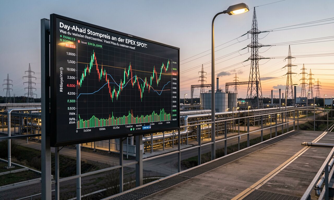 Day-Ahead Strompreis an der EPEX SPOT: Was du wissen musst