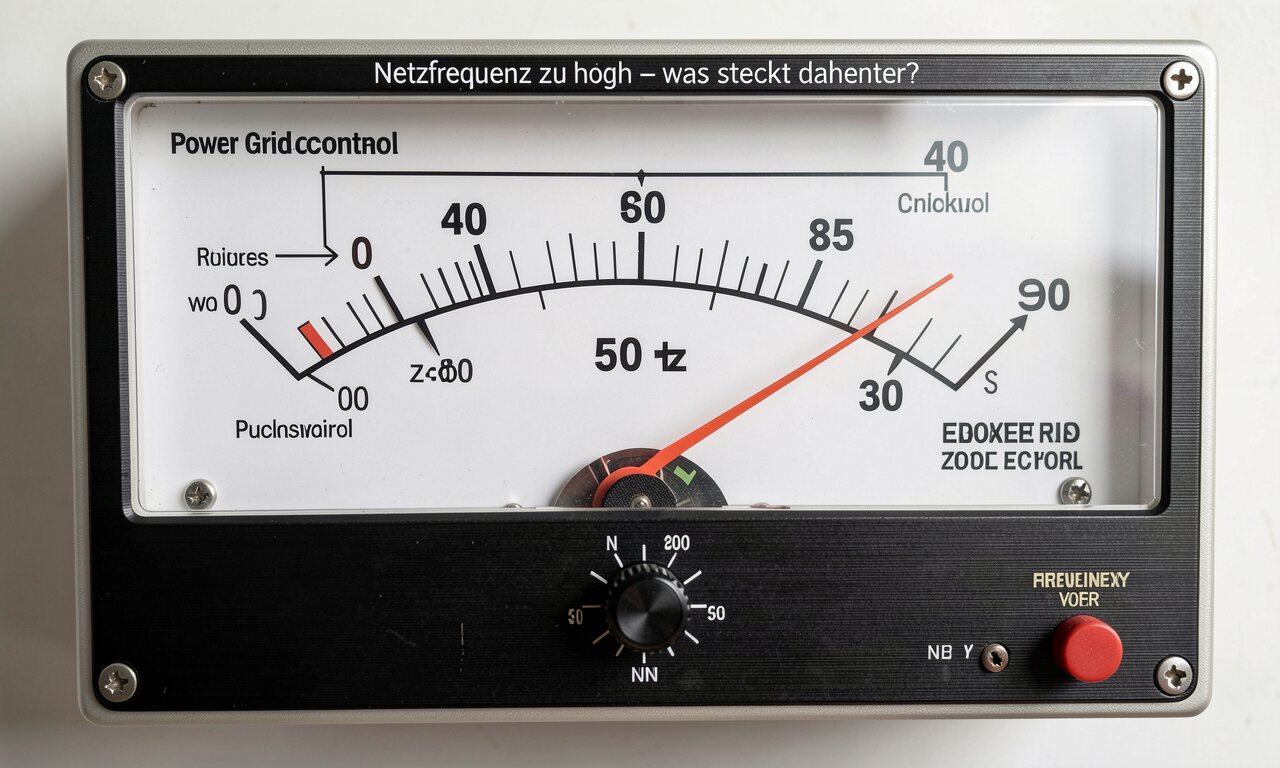 Netzfrequenz zu hoch – was steckt dahinter?