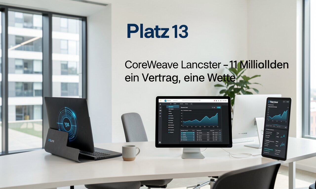 CoreWeave Lancaster – KI-Rechenzentrum in Pennsylvania, Konzept-Illustration