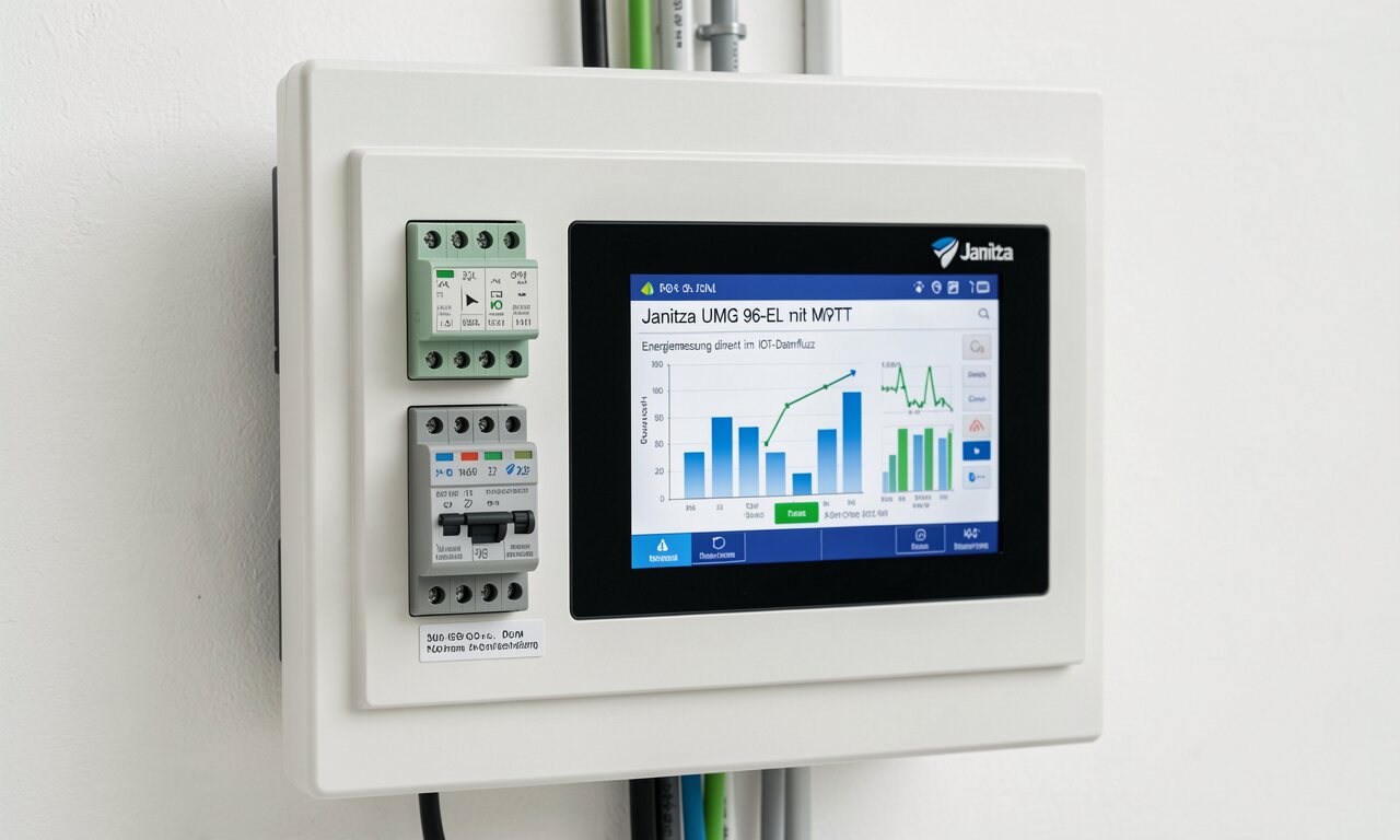 Janitza UMG 96-EL mit MQTT: Energiemessung direkt im IoT-Datenfluss