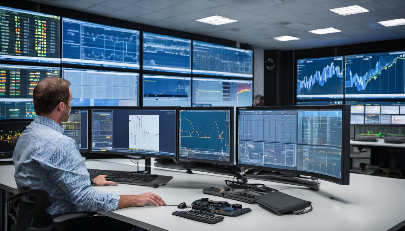 Energiemonitoring-Dashboard mit Lastprofilen und Verbrauchsdaten